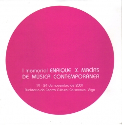 I Memorial Enrique X. Macías de Música Contemporánea